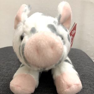 Aurora stuff spotted pig toy NWT